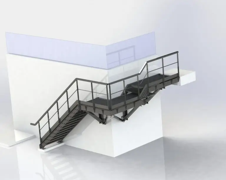 rendu 3d escalier